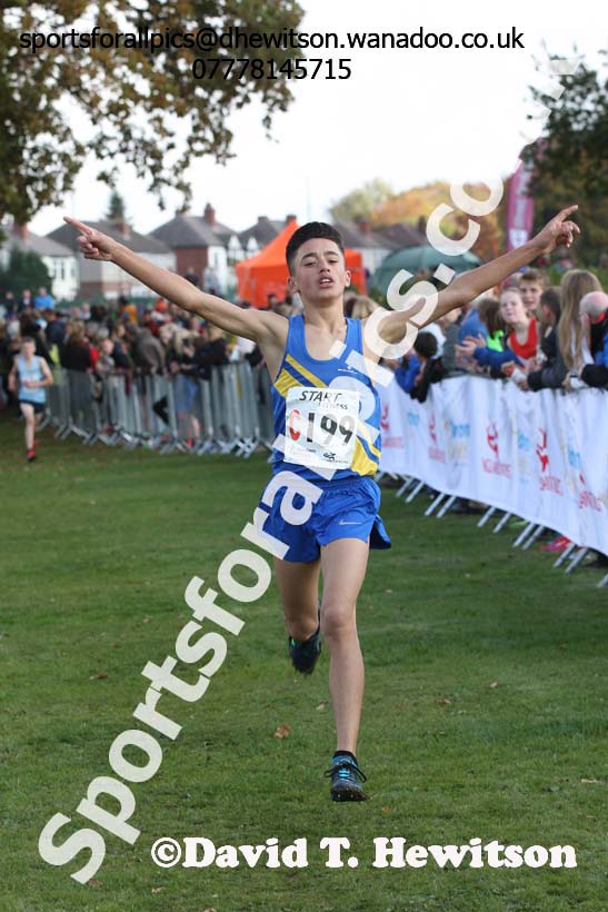 Boys under-15s Northern Cross Country Relays. Photo: David T. Hewitson/Sports for All Pics